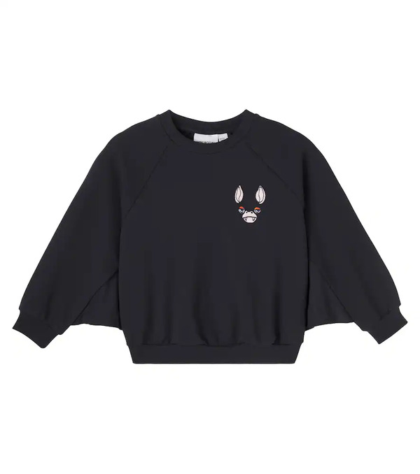  Mini Rodini Mini Rodini Sudadera De Jersey De Algodón Bordada 