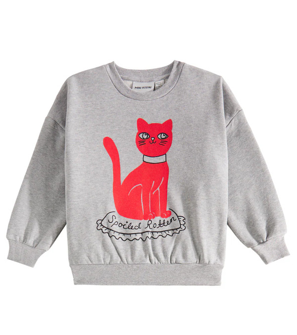  Mini Rodini Mini Rodini Sudadera De Jersey De Algodón Estampada 