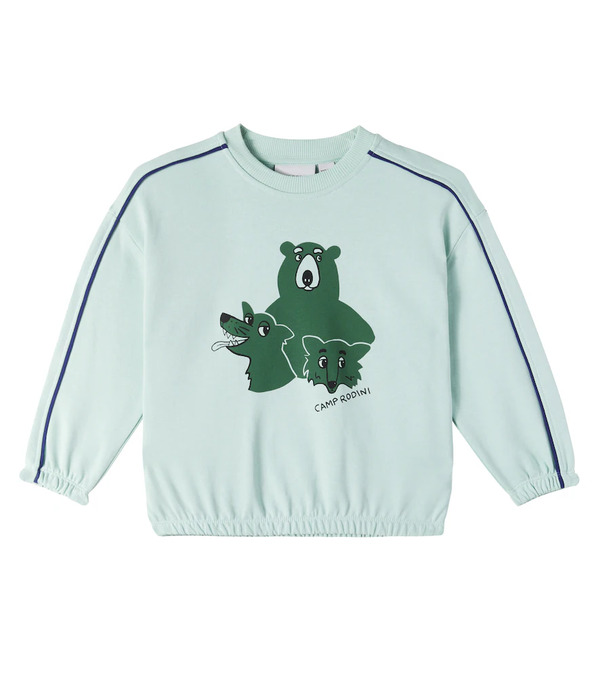  Mini Rodini Mini Rodini Sudadera De Jersey De Algodón Estampada 