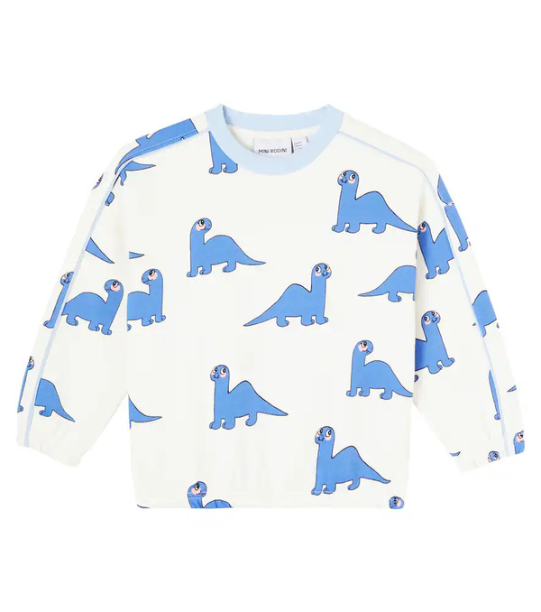  Mini Rodini Mini Rodini Sudadera Dino De Jersey De Algodón 