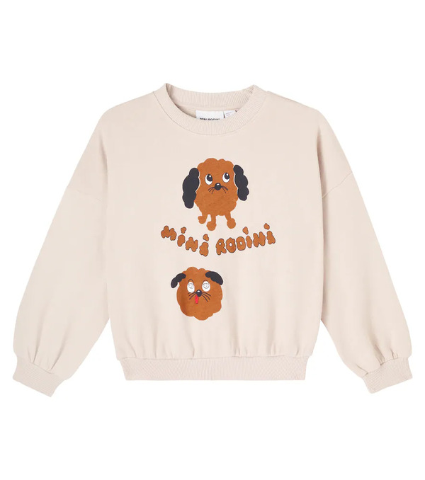  Mini Rodini Mini Rodini Sudadera Doggies De Algodón Estampada 