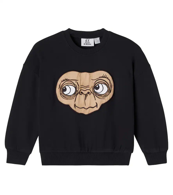  Mini Rodini Mini Rodini Sudadera Et De Algodón Con Parche 