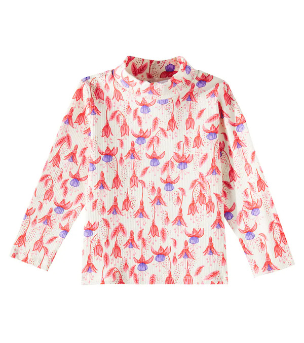  Mini Rodini Mini Rodini Top Fuchsia De Mezcla De Algodón 