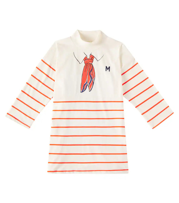  Mini Rodini Mini Rodini Vestido De Algodón Estampado 