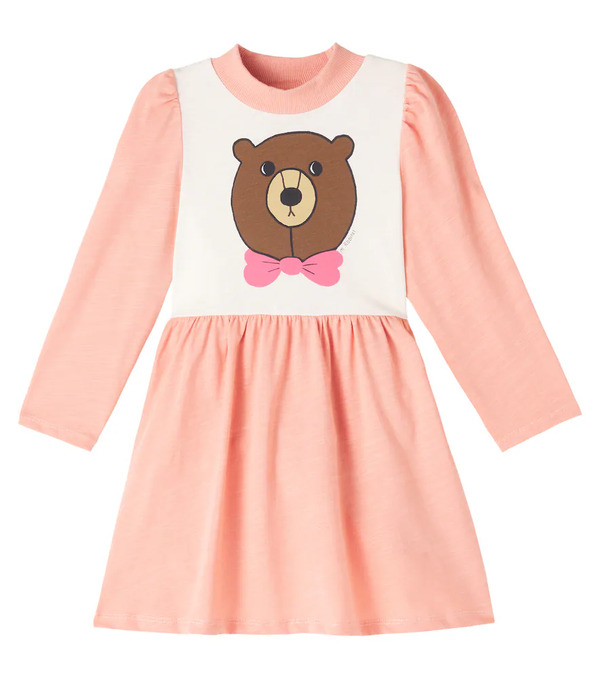  Mini Rodini Mini Rodini Vestido De Algodón Estampado 