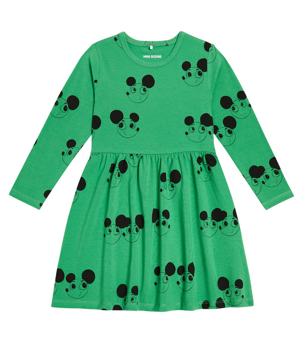  Mini Rodini Mini Rodini Vestido Ritzratz De Jersey De Algodón 