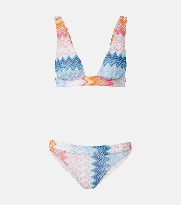 Missoni Missoni Bikini De Lamé En Zigzag 