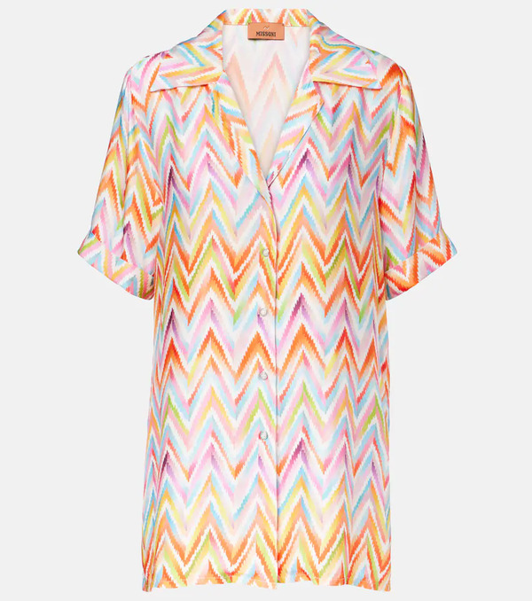  Missoni Missoni Camisa Oversized En Zigzag 