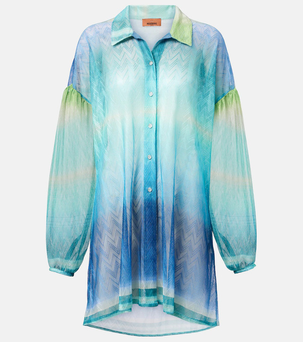  Missoni Missoni Camisa Oversized En Zigzag 
