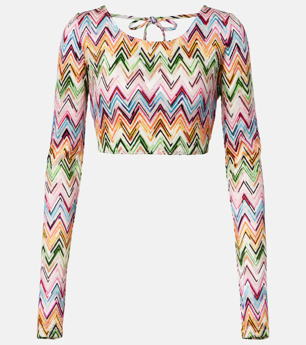  Missoni Missoni Crop Top En Zigzag 