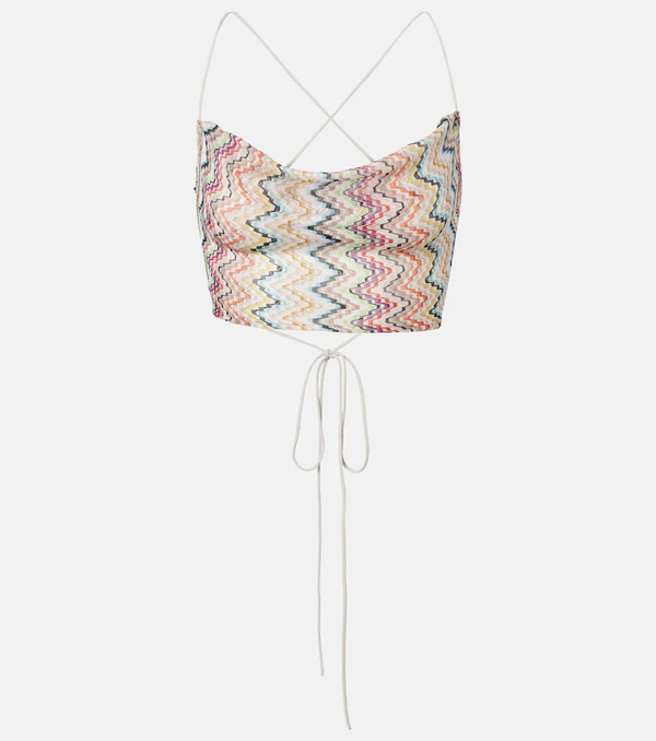  Missoni Missoni Crop Top En Zigzag 