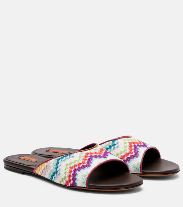  Missoni Missoni Mules Liza En Zigzag 