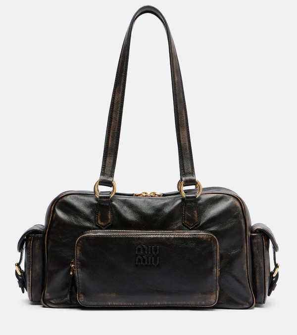  Miu Miu Miu Miu Bolso Al Hombro Pocket De Piel 