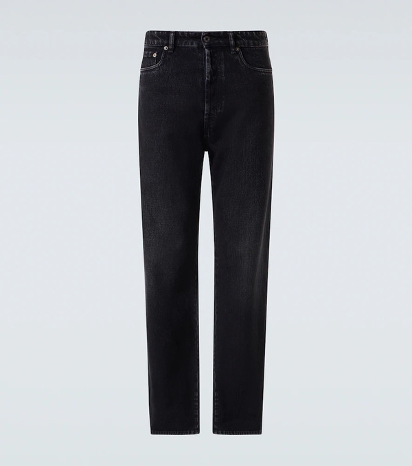  Miu Miu Miu Miu Jeans Rectos De Tiro Medio 
