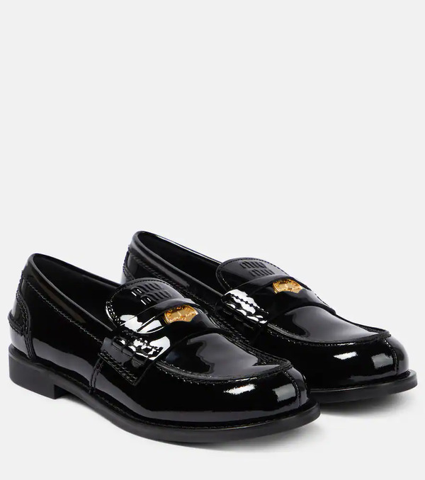 Miu Miu Miu Miu Mocasines De Charol 