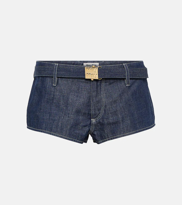  Miu Miu Miu Miu Shorts De Denim 