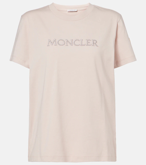  Moncler Moncler Camiseta De Jersey De Algodón Con Logo 