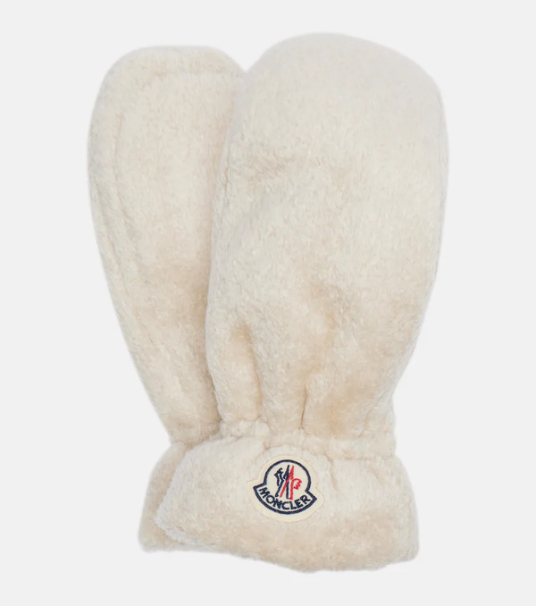  Moncler Moncler Manoplas De Teddy Con Logo 