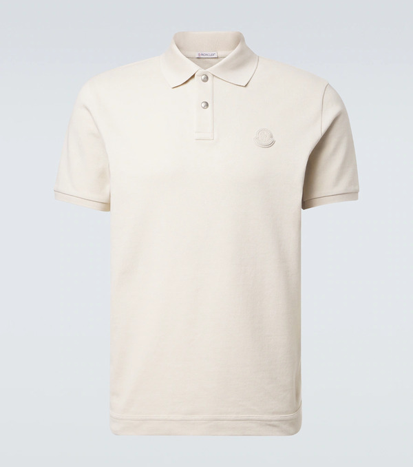  Moncler Moncler Polo De Algodón Con Logo 
