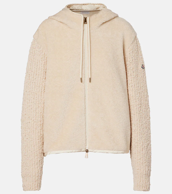  Moncler Moncler Sudadera Con Capucha De Teddy 