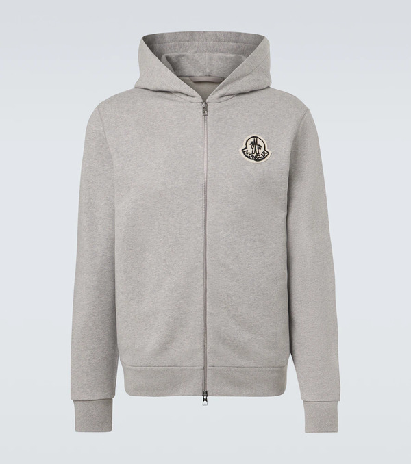  Moncler Moncler Sudadera De Algodón Con Logo 
