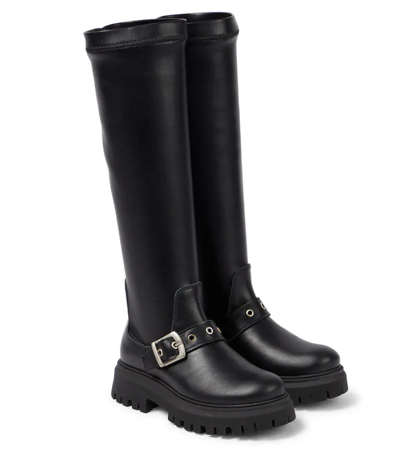  Monnalisa Monnalisa Botas Altas De Piel 