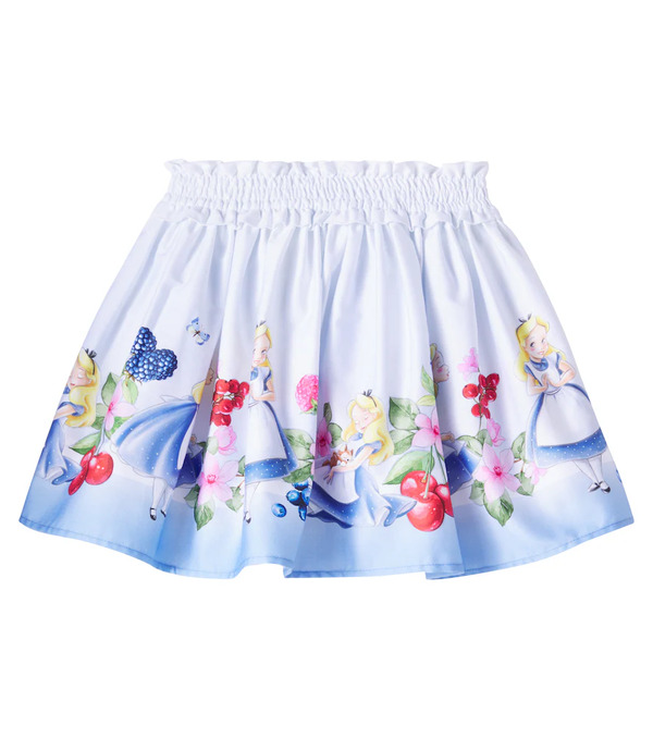  Monnalisa Monnalisa Falda De Algodón Estampada 
