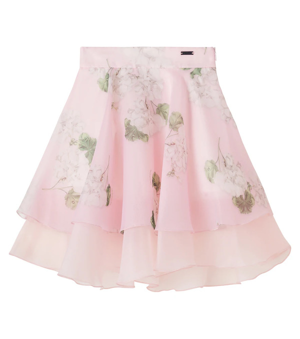  Monnalisa Monnalisa Falda De Organza Floral 