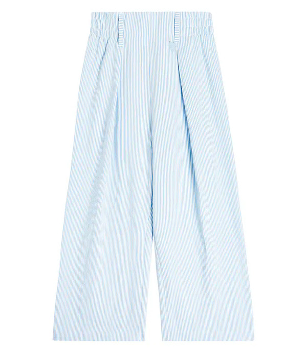  Monnalisa Monnalisa Pantalones Anchos En Mezcla De Algodón 