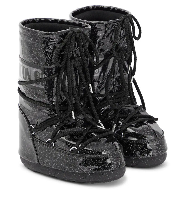  Moon Boot Kids Moon Boot Kids Botas De Nieve Icon Glitter De Goma 
