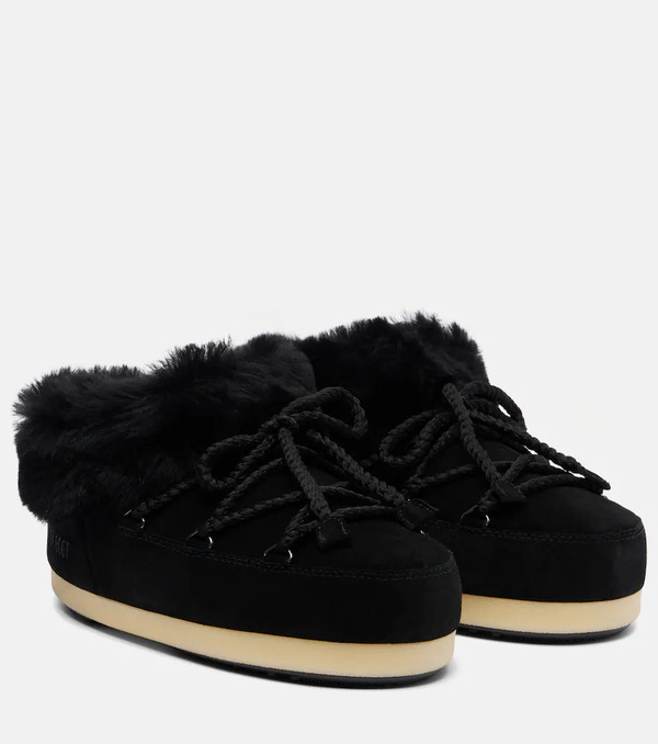  Moon Boot Moon Boot Mules Evx De Ante Con Borrego 