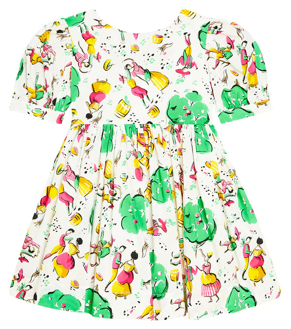  Morley Morley Vestido Ursula De Algodón Estampado 