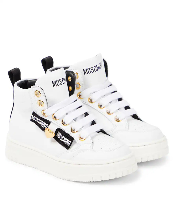  Moschino Kids Moschino Kids Zapatillas De Piel Con Logo 