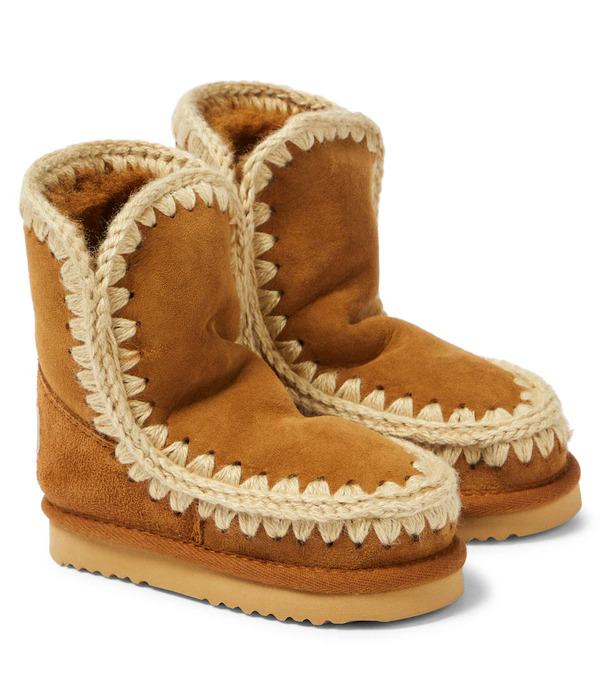  Mou Kids Mou Kids Botas De Ante Con Forro De Borrego 
