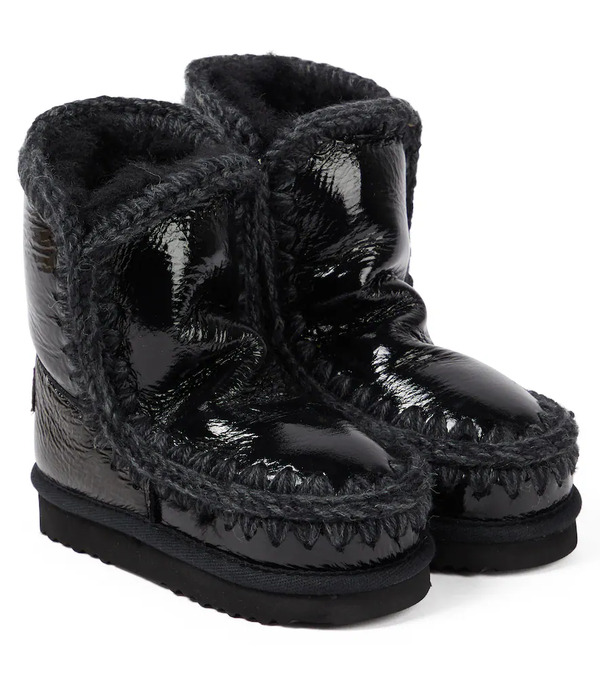  Mou Kids Mou Kids Botines De Piel Con Forro De Borrego 