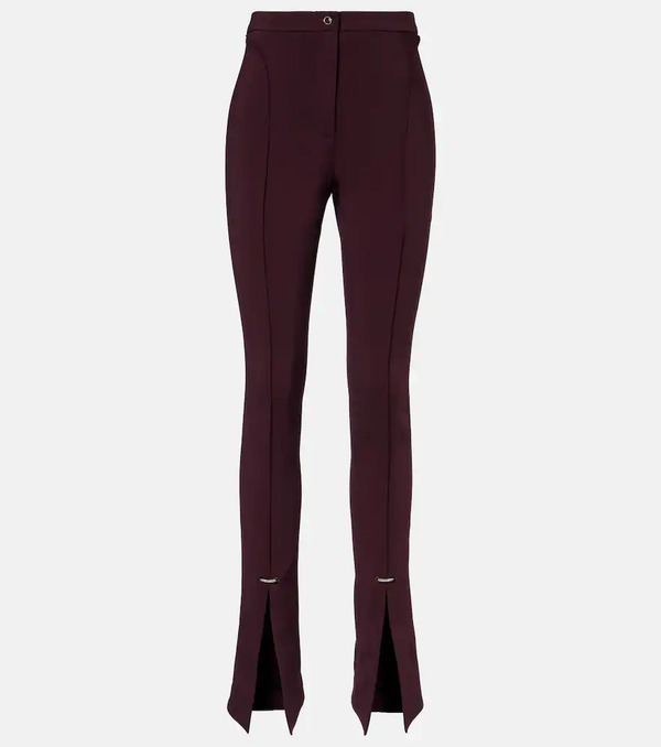  Mugler Mugler Pantalones Flared De Tiro Alto 