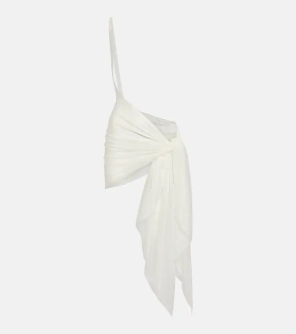  Mugler Mugler Pareo De Jersey Drapeado 
