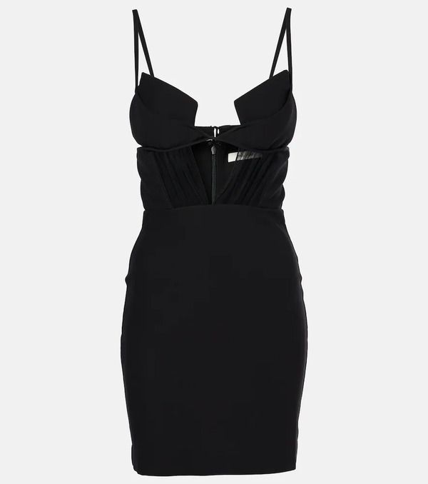  Nensi Dojaka Nensi Dojaka Vestido Corto De Crepé 