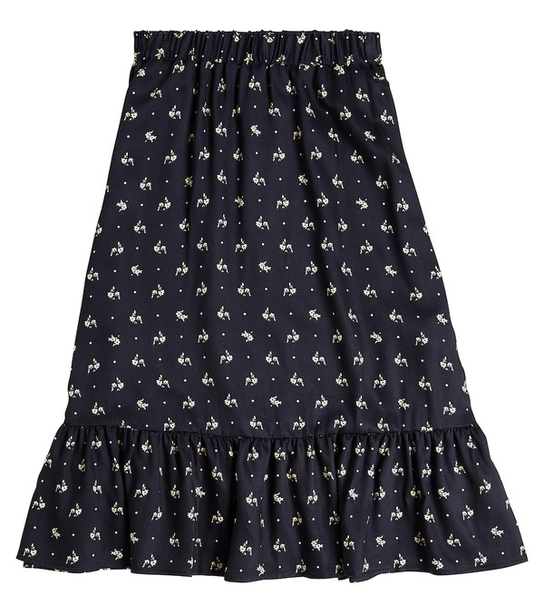  Paade Mode Paade Mode Falda Floral Fruncida 