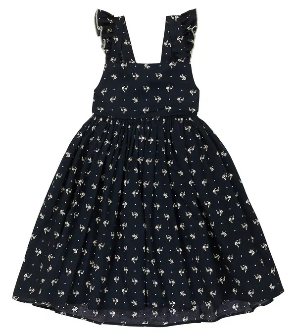  Paade Mode Paade Mode Vestido De Algodón Floral Fruncido 
