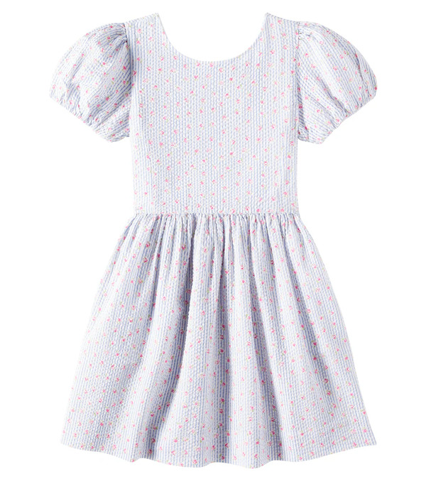  Polo Ralph Lauren Kids Polo Ralph Lauren Kids Vestido De Algodón Floral A Rayas 