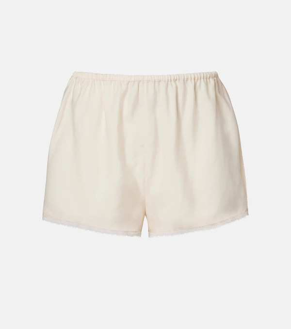  Posse Posse Shorts Perla Con Encaje 