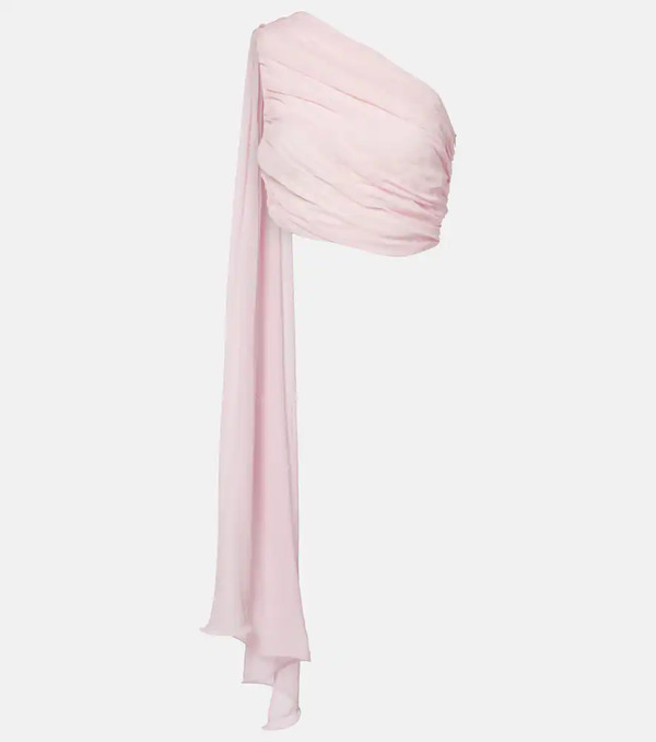  Posse Posse Top Solene De Malla Drapeado 