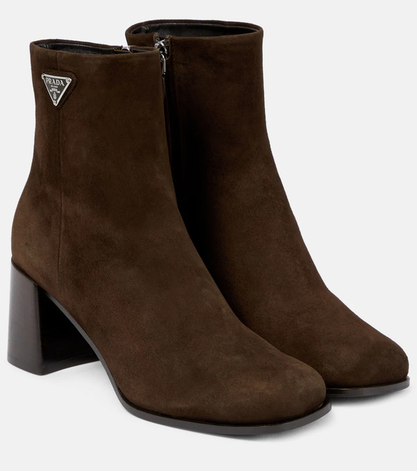  Prada Prada Botines De Ante 