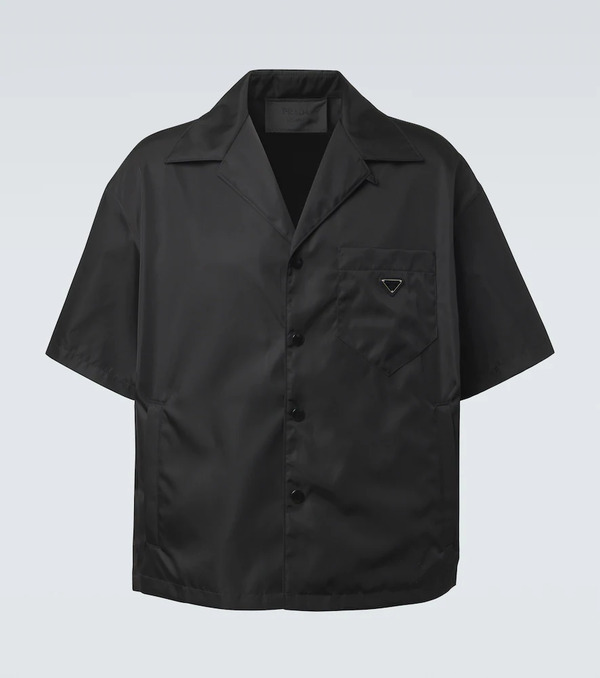  Prada Prada Camisa Bowling De Re-nylon 