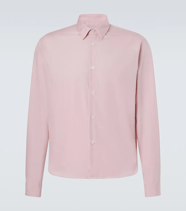  Prada Prada Camisa De Popelín De Algodón 