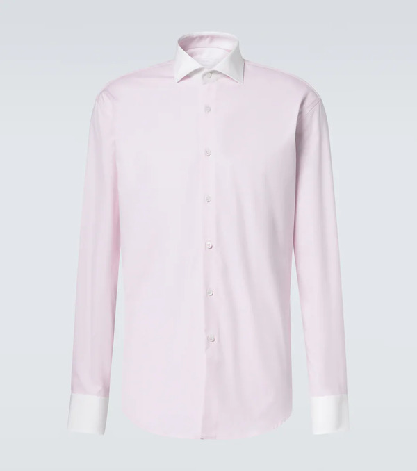  Prada Prada Camisa Oxford De Algodón 
