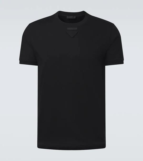  Prada Prada Camiseta De Jersey De Algodón 