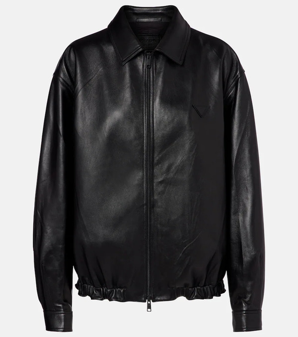  Prada Prada Chaqueta De Piel 