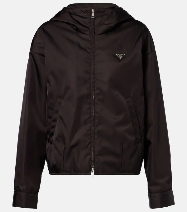  Prada Prada Chaqueta De Re-nylon Con Capucha 